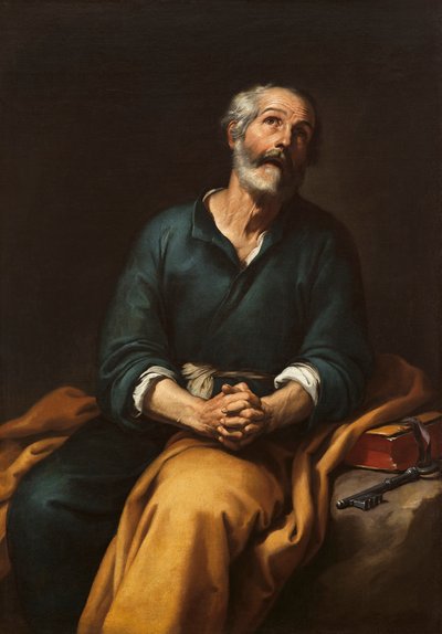 Saint Peter in Tears by Bartolomé Esteban Murillo